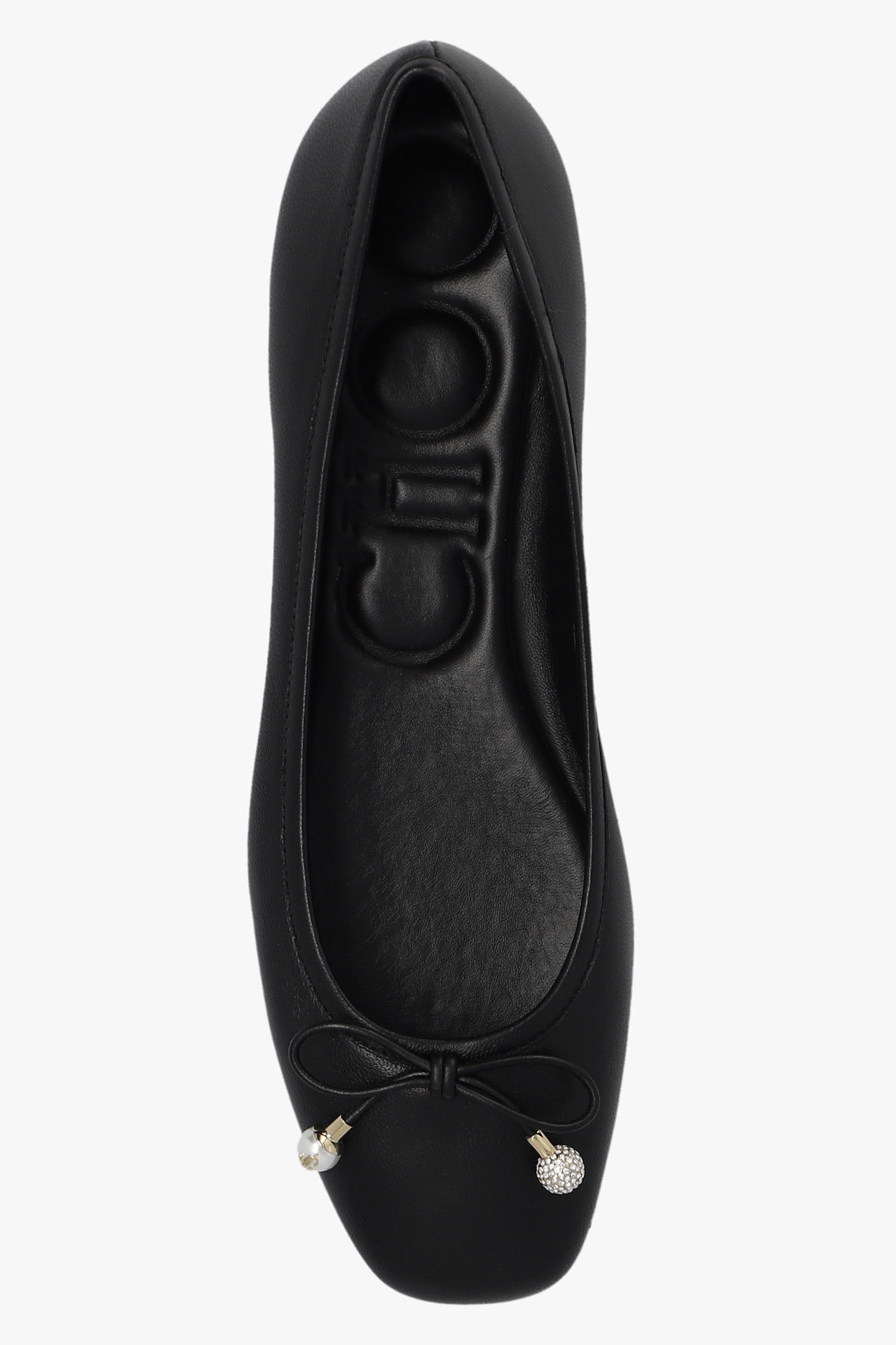 Jimmy Choo 'Elme' leather ballet flats | Women's Shoes | Vitkac